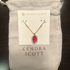 Kendra Scott Brett Necklace - Clear Berry